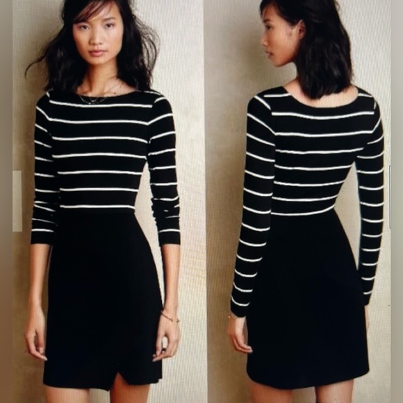 NWT BAILEY 44 Manic Depressive Striped Dress as seen on Young & The Restless M - Picture 3 of 10